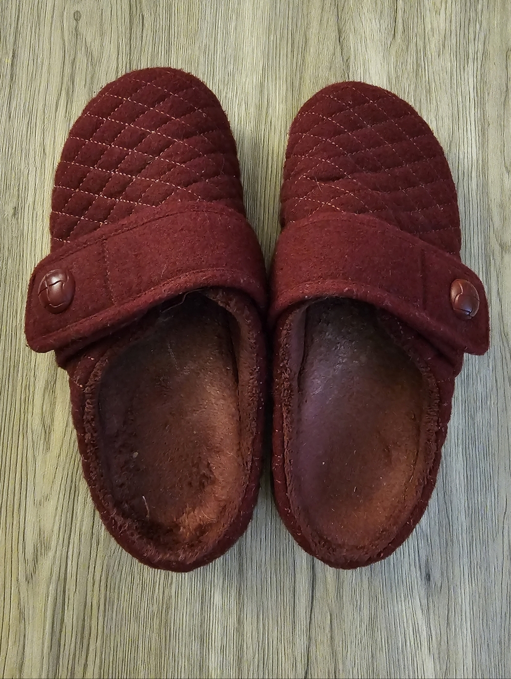 Vionic Indulge Carlin Flannel Mule Slippers - Women's Size 9